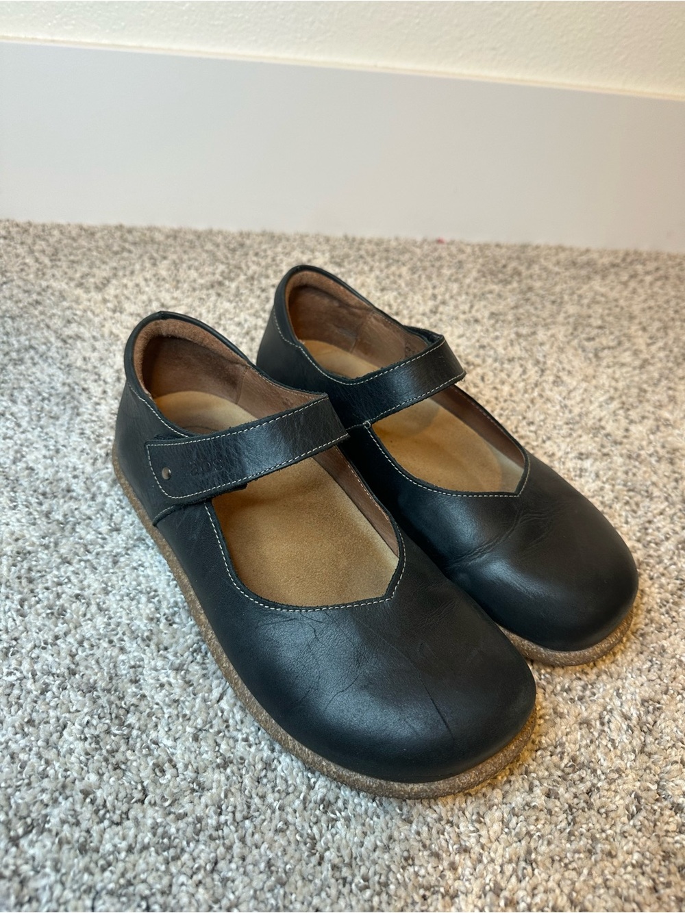 Taos Footwear Black Ultimate Mary Jane Shoes Size 37 or 6-6.5 - Picture 2 of 13